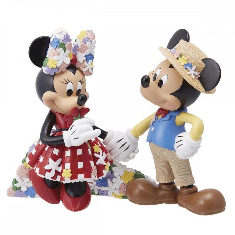 Enesco Figure Disney Mickey And Minnie Botanica