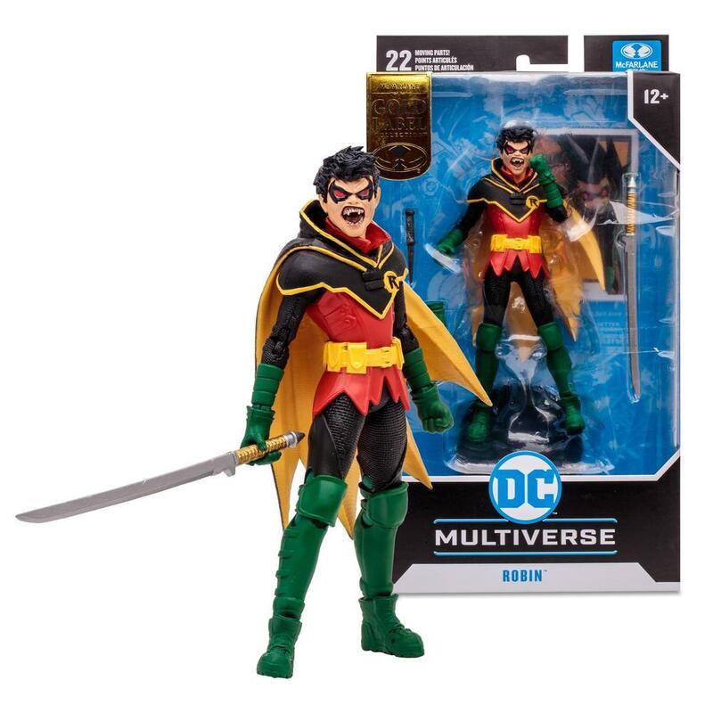 Figure Mcfarlane DC Multiverse Damian Wayne Robin 17CM