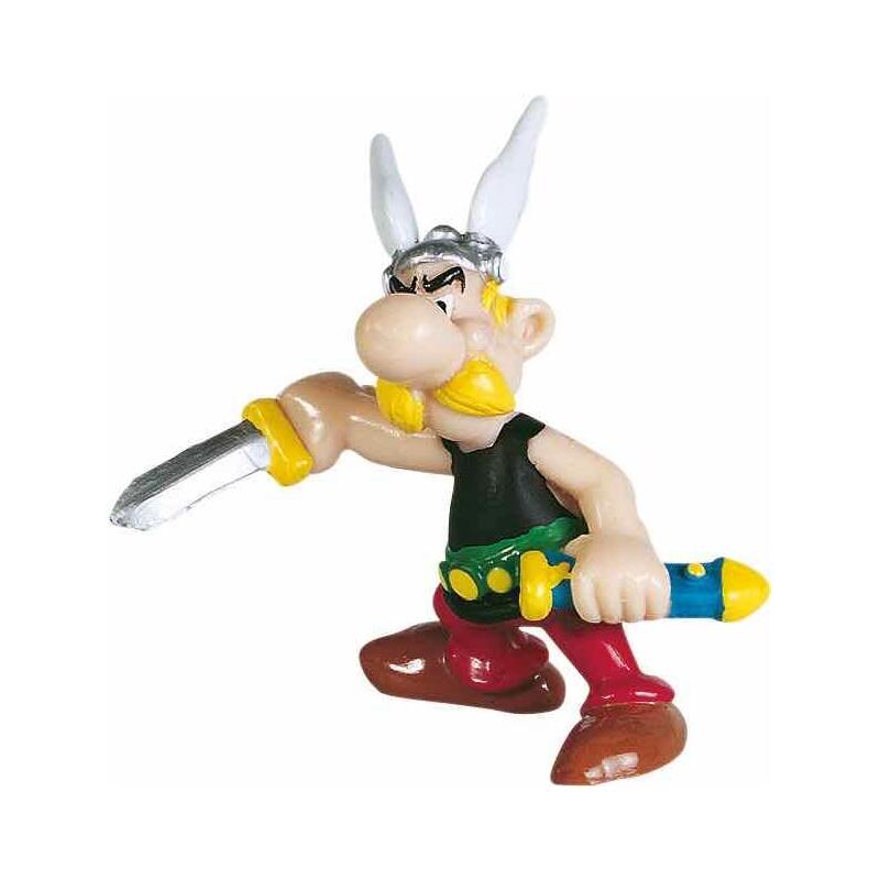 Plastoy Figure Asterix & Obelix Asterix Galo With Espada Pvc