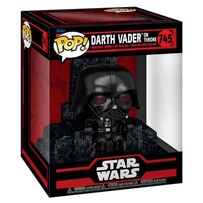 Figure Pop Deluxe Star Wars Darth Vader On Throne — image 1