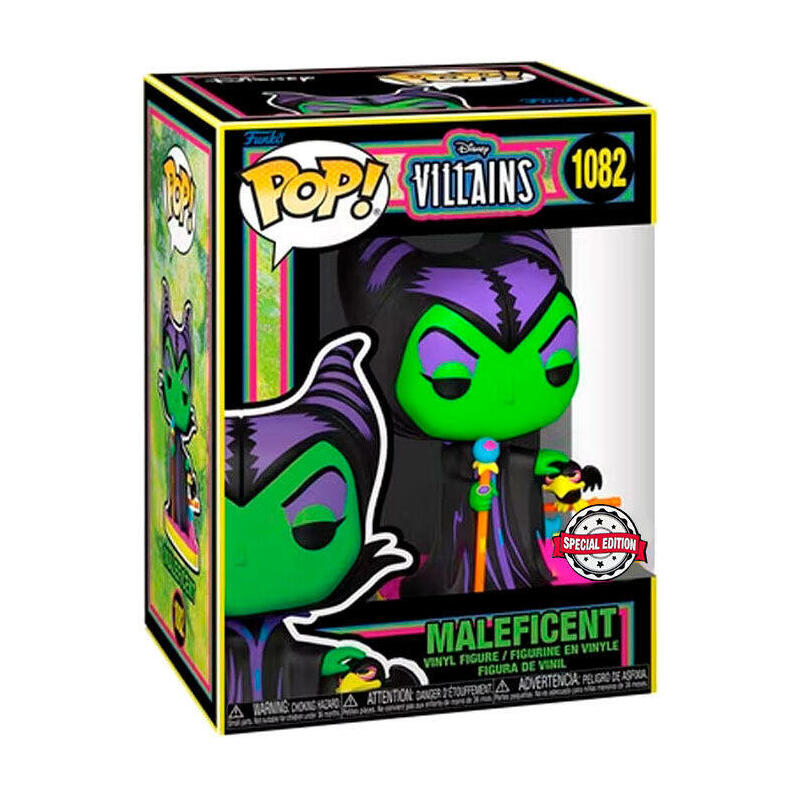 Figure Pop Disney Villains Maleficent Black Light Exclusive