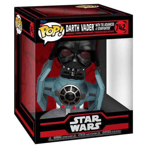 Figure Pop Rides Deluxe Star Wars Darth Vader With Tie Advanced Starfighter — image 1