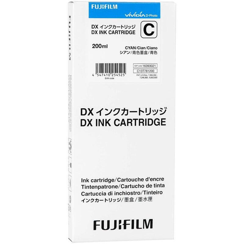 Fujifilm Dx Ink Cartridge 200ML Cyan