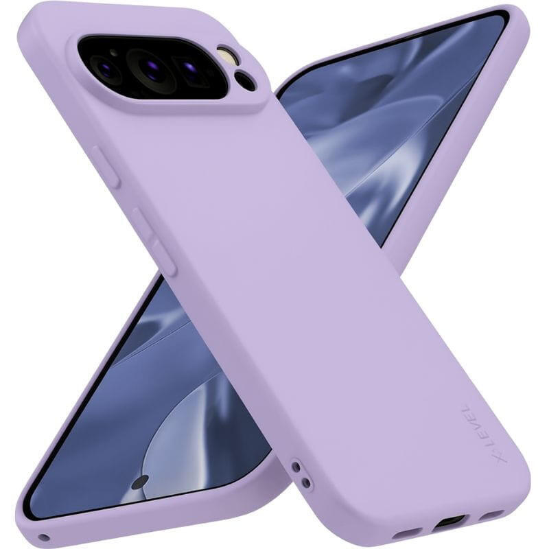 Case Google Pixel 10 / 10 Pro Square Liquid Premium Lavanda