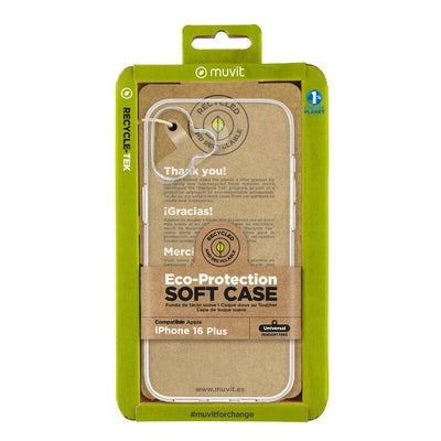 Muvit Case Recycletek Apple Iphone 16 Plus Transparent — image 1