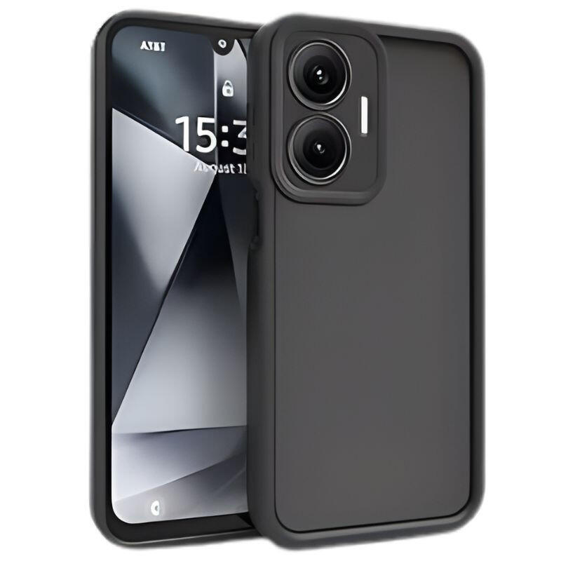 Case Xiaomi Poco F7 Square Liquid Premium Black