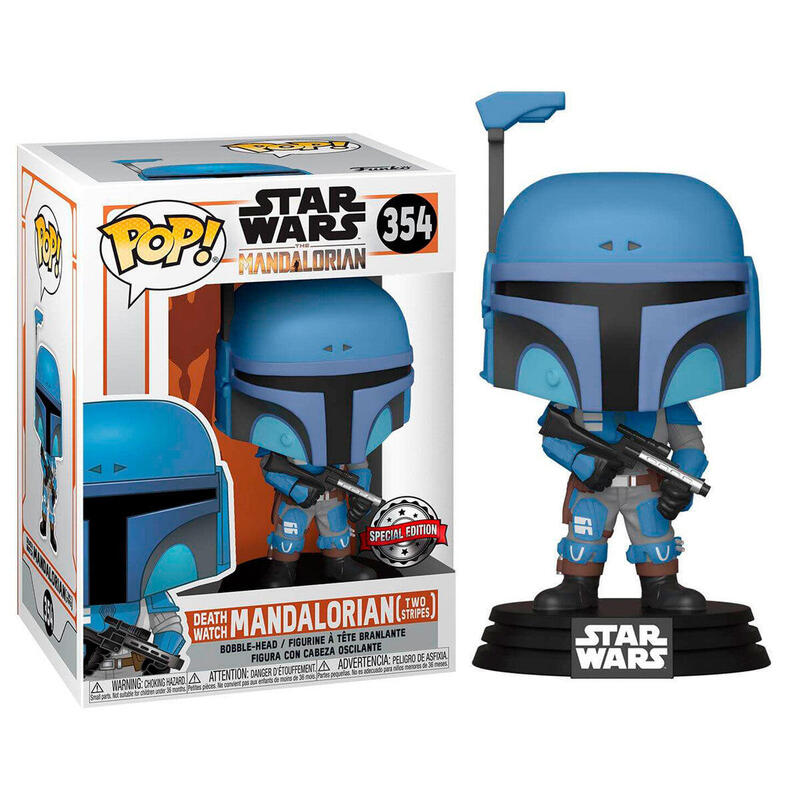 Funko Pop Sw Mandalorian Flashback Azul