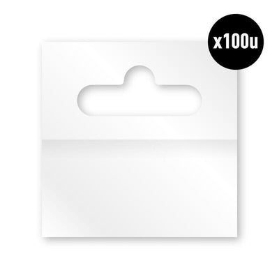 Hook Self-adhesive Flexible Pet, Transparent 50 X 50MM, 100 Units — image 1
