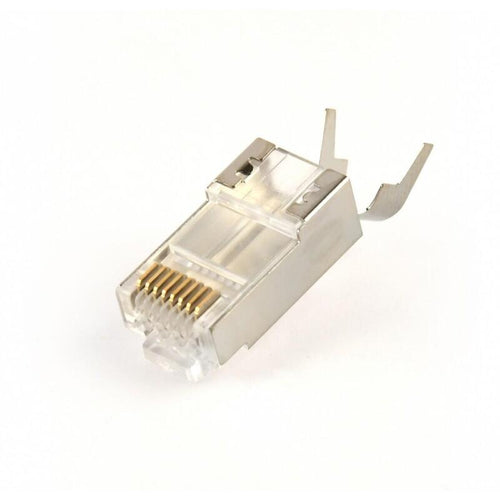 Gembird Shielded Modular CAT.7 Pass-through Type Plug 15U Gold Plated 50 Pcs Per Bag — image 1