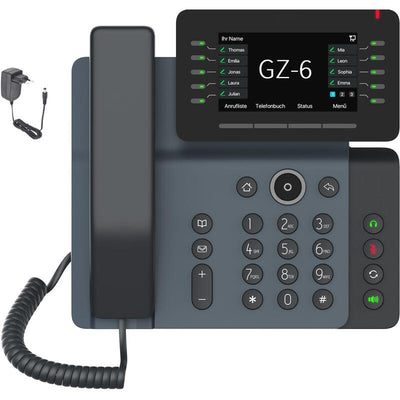 Gequdio IP Phone GZ-6 With Power Supply - With WLAN And Bluetoot — image 1