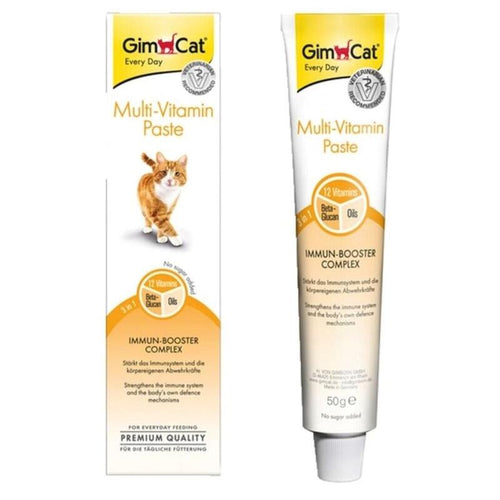 Gimcat Multi-vitamin Paste – Premio Gatos – 200G — image 1