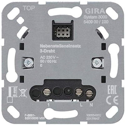 Gira 540900 S3000 Nebenst.eins. 3-CABLE Inserto — image 1