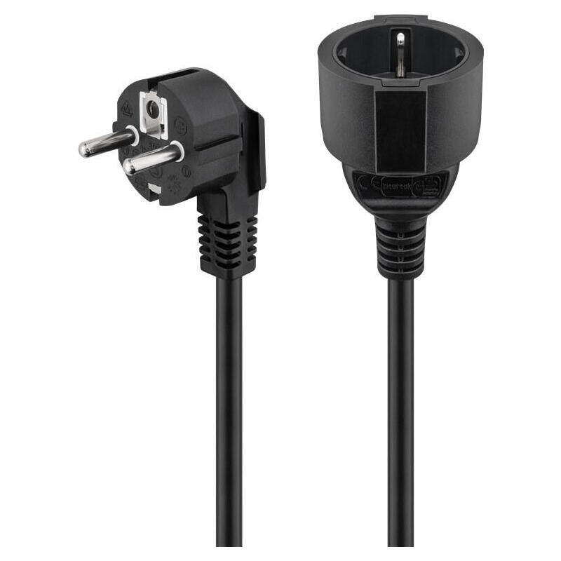 Goobay 93095 Cable Transmisión Black 10M Plug Type F
