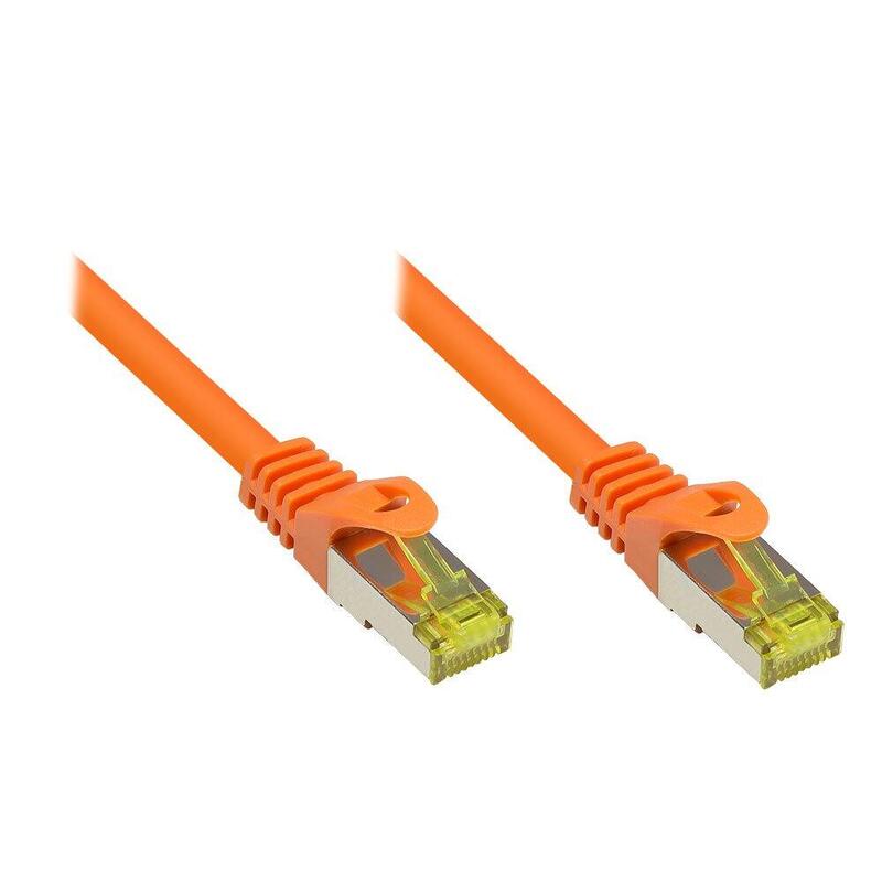 Good Connections Network Cable M. CAT.7 Cable a Granel Orange 0,5M