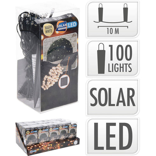 Garland Led, White Calido, IP44, 50 Leds Solar, 5M. Basics — image 1