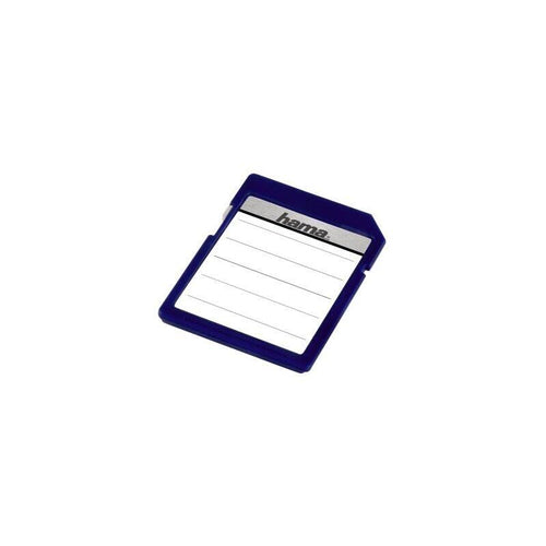 Hama SD/MMC Memory Card Labels Label Self-adhesive White 18 Pieces — image 1