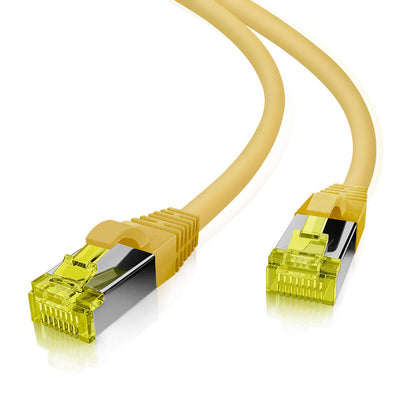 Helos Network Cable CAT.6A Ghmt Awg 26/7 Yellow 1,0M — image 1