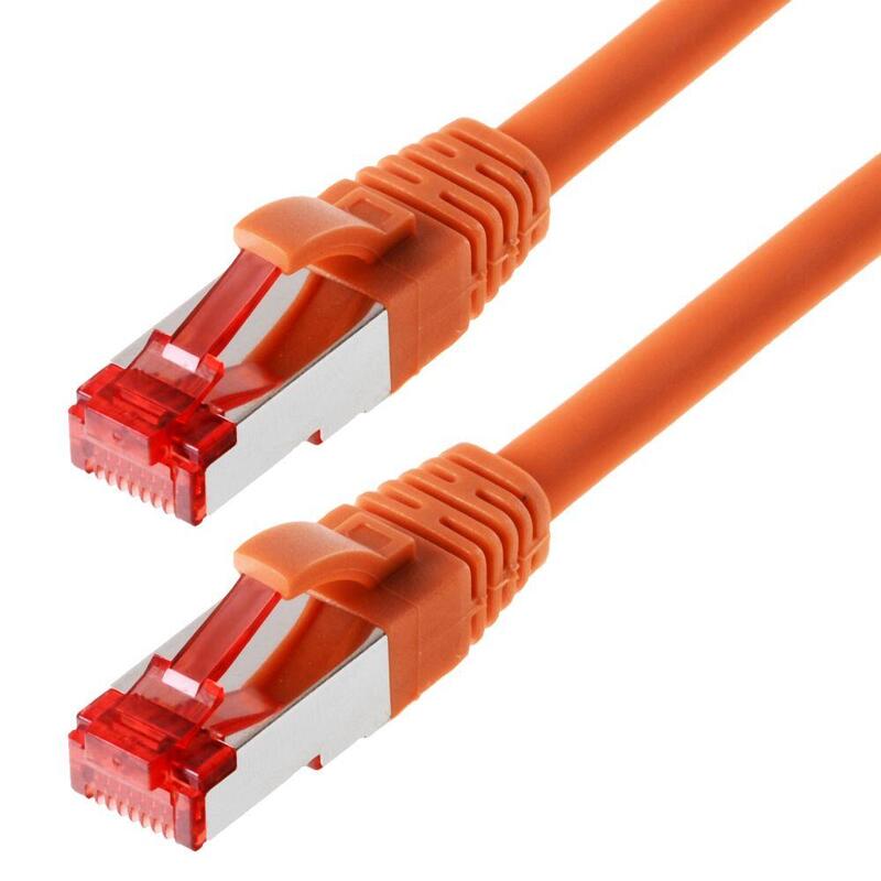 Helos Network Cable S/FTP CAT.6 Orange 3,0M