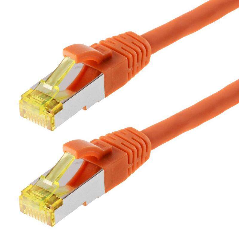 Helos Network Cable S/FTP CAT.6A Orange 3,0M