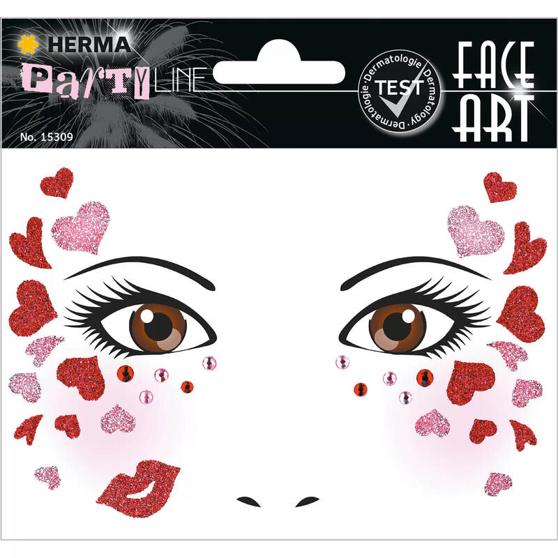 Herma Face Art Sticker Love