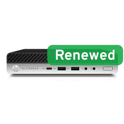 HP Renewed Grade a Elitedesk 800 G5 Desktop Mini Intel Core I5-9500 8GB UHD Graphics 630 512GB Wi-Fi Windows 1 — image 1