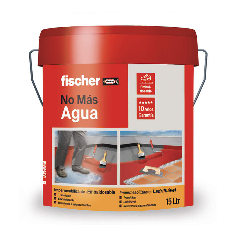 Fischer Impermeabilizante Embaldosable Grey 15L 564137
