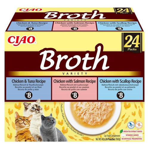 Inaba Cat Ciao Broth Chicken, Fishsca Llop 24X40G — image 1