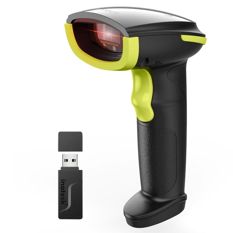 Inateck Scanner Codes Barcodes 21 Ai Green/Black Kit Wireless 1D