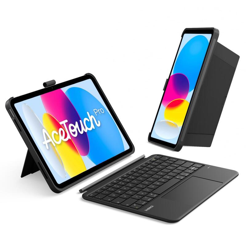 Inateck Keyboard Ipad 11 Qwertz Black Gray