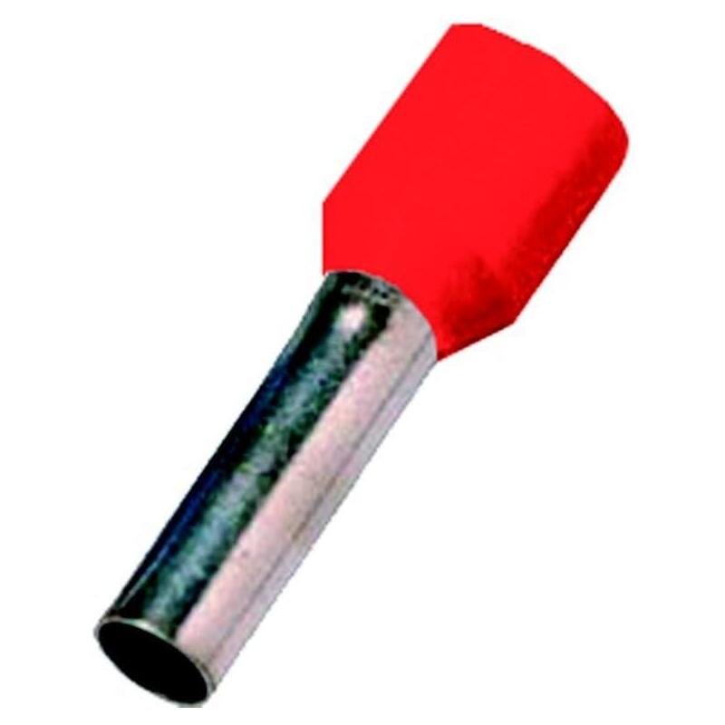 Intercable ICIAE112 Aderendhlse DIN46228T4 1QMM 12MM Verzinnt Red