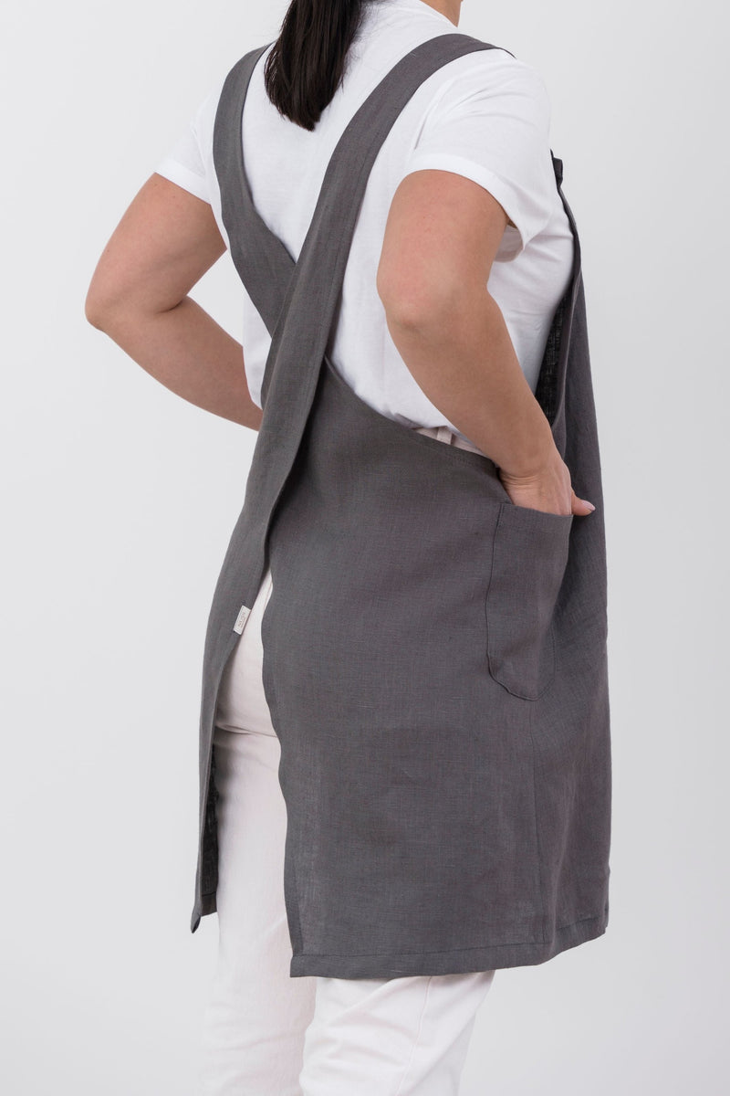 Japanese-Style Linen Apron