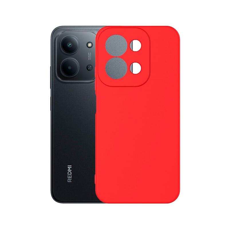 Jc Case Rear Silicone Red Xiaomi Redmi 15C
