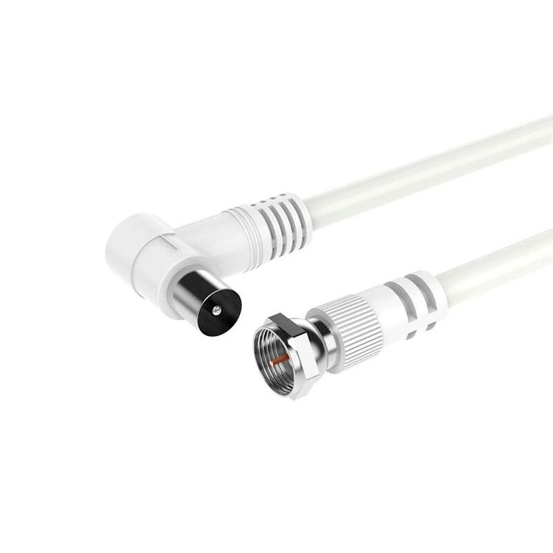 Jc NB1499 White 5M Cable Video (coaxial) 9.5MM Male a Male