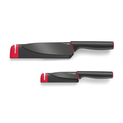 Joseph Slice&sharpen Set Of 2 Knives W.sharpening Sheaths — image 1