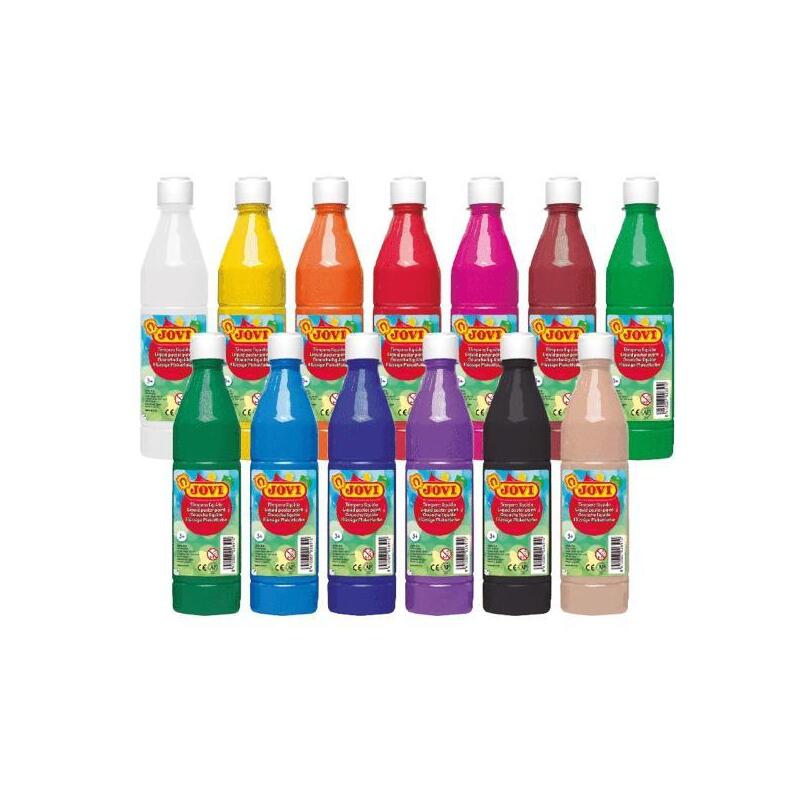 Jovi Témpera Líquida School Bottle 500ML Blue Oscuro