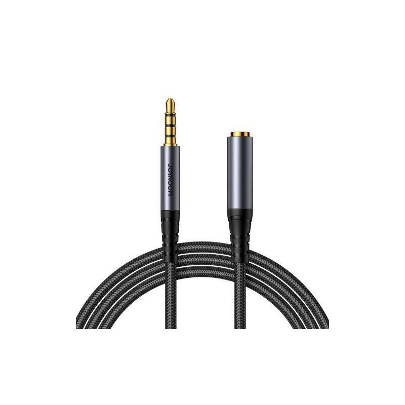 Joyroom Audio Cable Stereo, 3.5MM Mini Jack, 1.2M, Black (SY-A09)