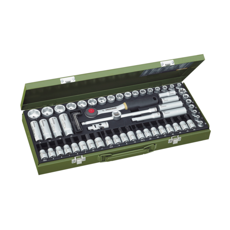 Set Of Keys Glass Proxxon 3A 8, 65 Pieces