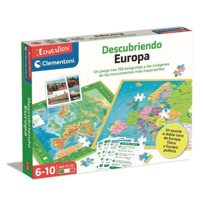 Set Puzzle Mapa Geo Descubre Europa — image 1