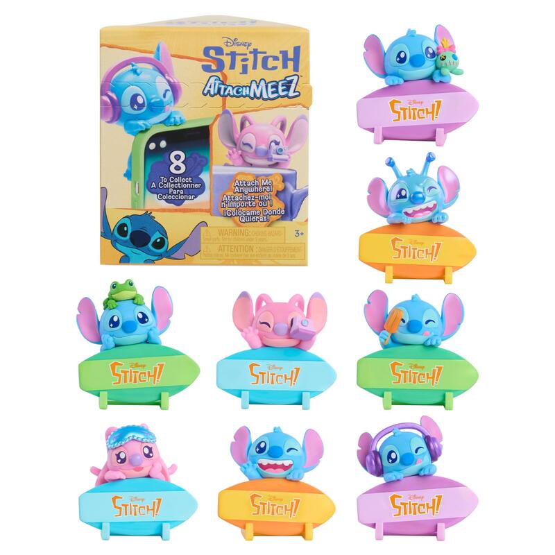 Just Play Disney Stitch Attachmeez, Figure Toy Artículos Surtidos, Figure 46451