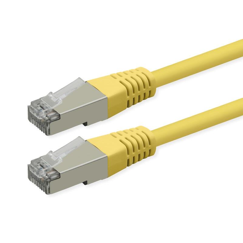 Roline Kab Network Cable CAT.6 Class Y PoE S FTP Pimf Amarillo 1M