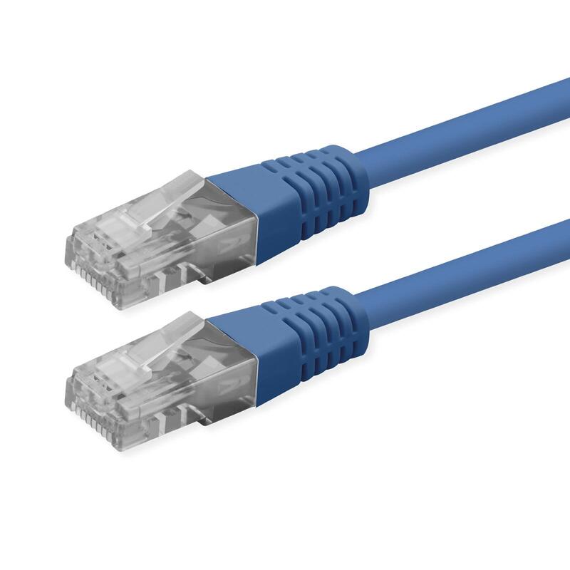 Roline Kab Network Cable CAT.6 Class Y UTP PoE Azul 0,5M