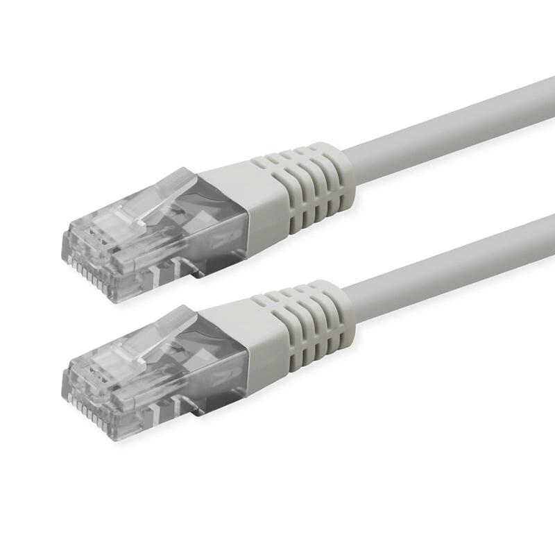 Roline Kab Network Cable CAT.6 Class And UTP PoE White 3M