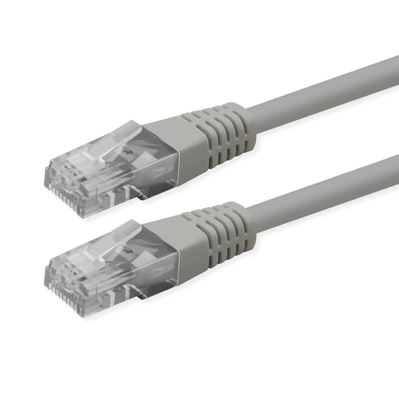 Roline Kab Network Cable CAT.6 Class And UTP PoE Grey 10M