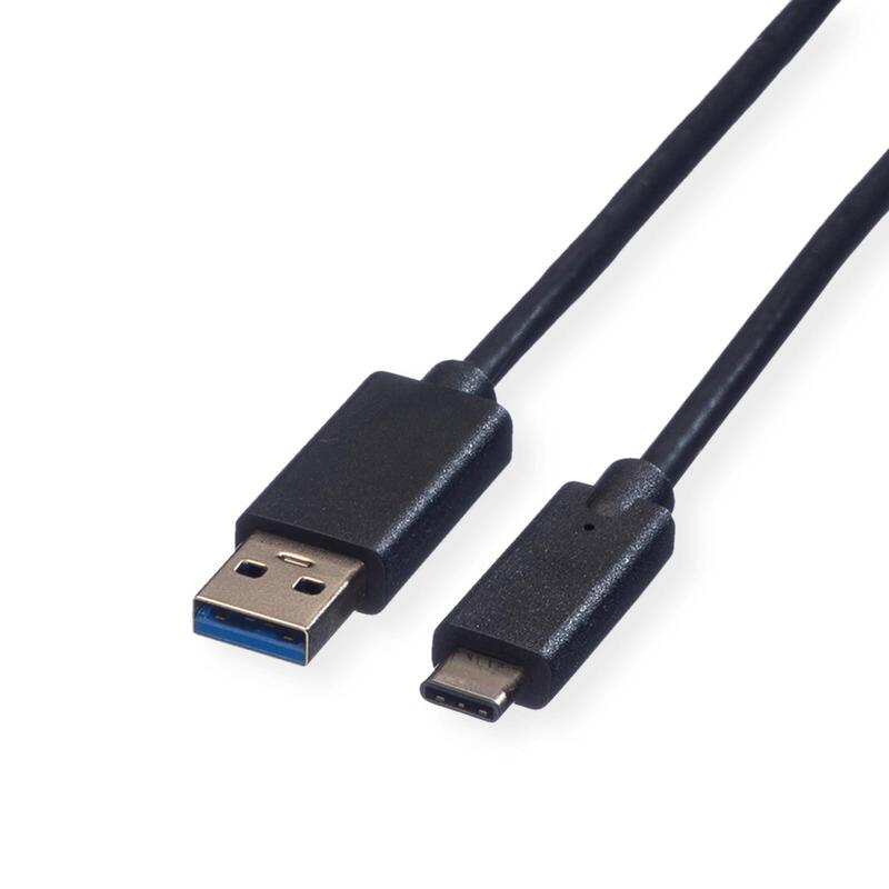 Roline Kab USB 3.2 Gen 1 Cable USB A-c, M M, Black 2M