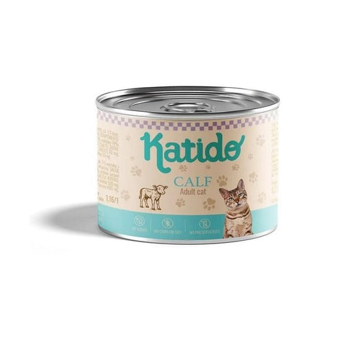 Katido Ternera Premium Comida Húmeda Gato 200G — image 1
