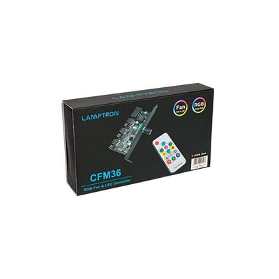 Lamptron CFM36 Fan And Rgb-led-controller Pci-slot - Black — image 1
