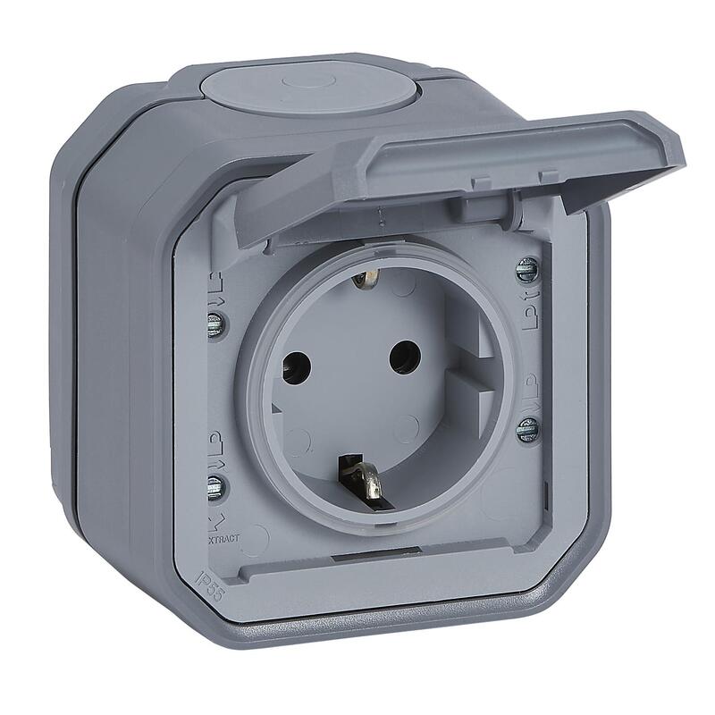 Legrand Leg 069730L Plexo New Frap Contact Protection Socket Power Steckkl. (sl) Eb, IP4