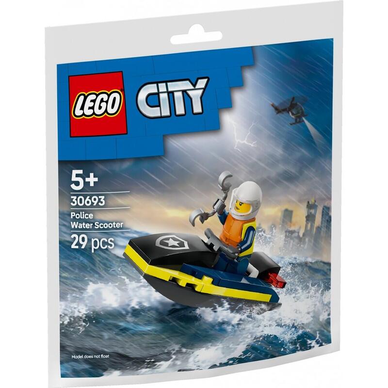 Lego 30693 Jetski Policía Ciudad