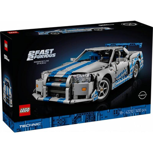 Lego 42210 Technic 2 Rápidos And Furiosos Nissan Skyline GT-R(R34), Car Carreras — image 1