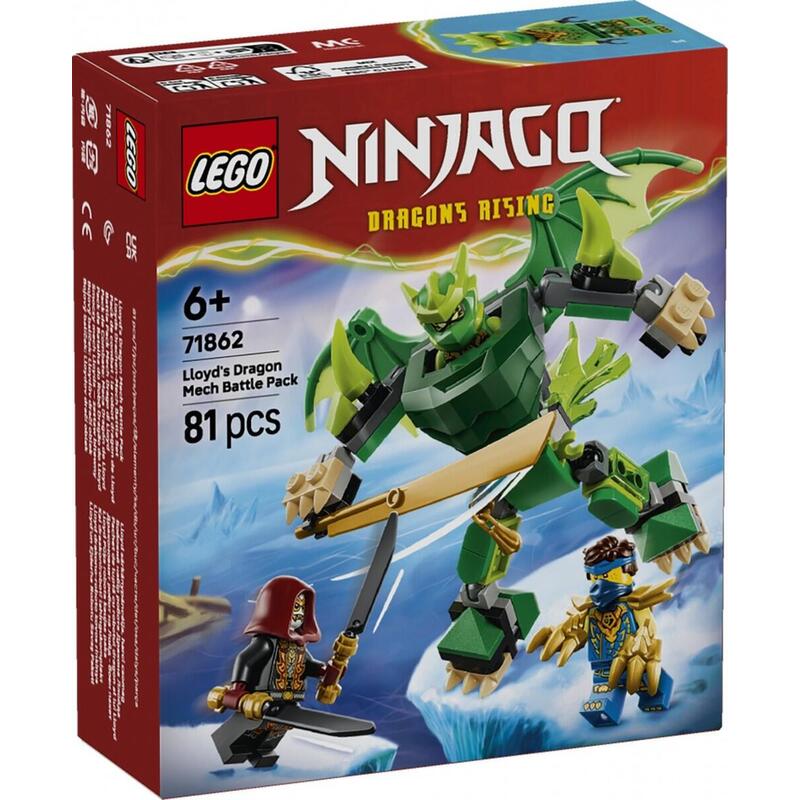 Lego 71862 Ninjago Lloyds Drachen-mech Battle Set 71862